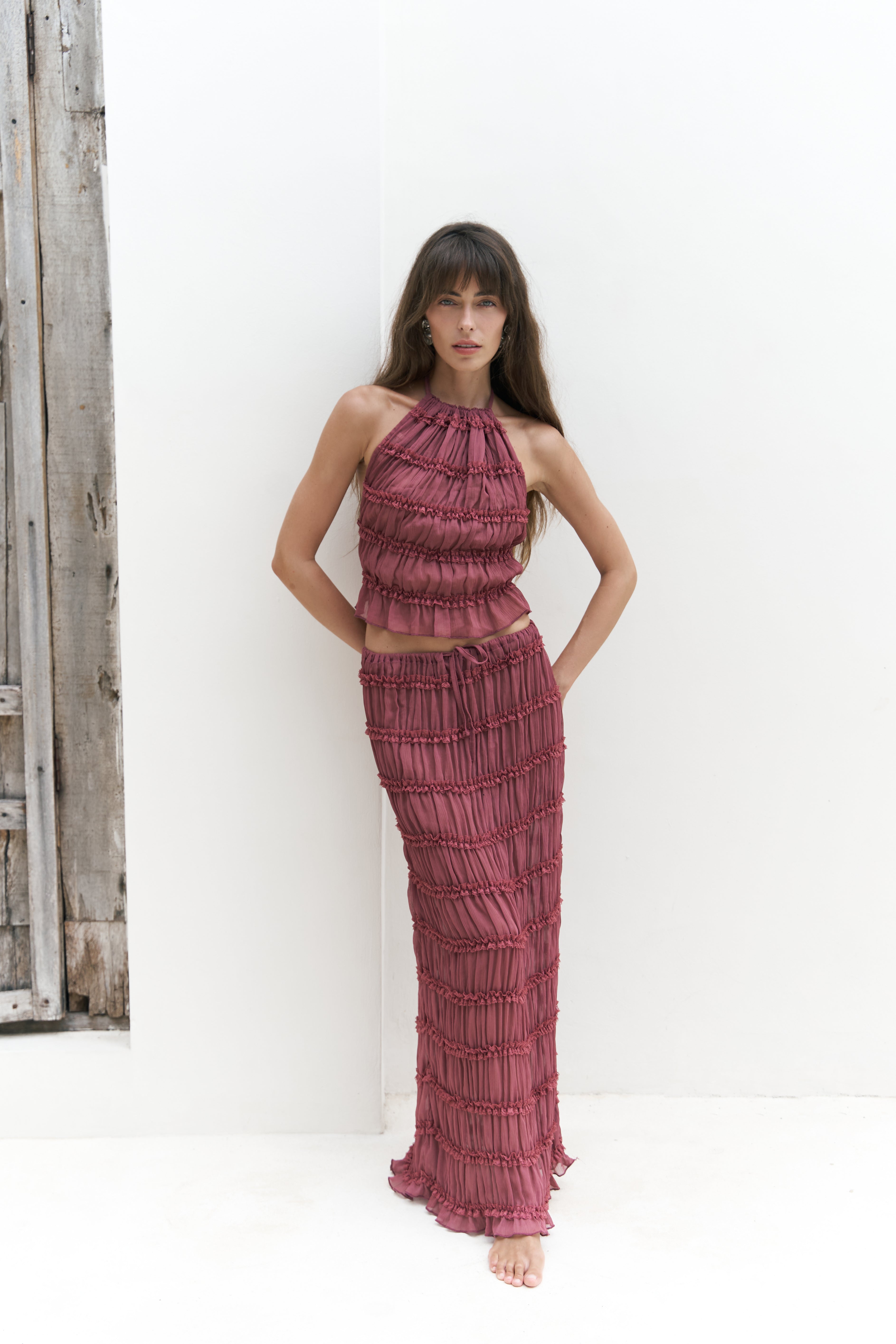Dora Sheer Skirt Set (Copy)