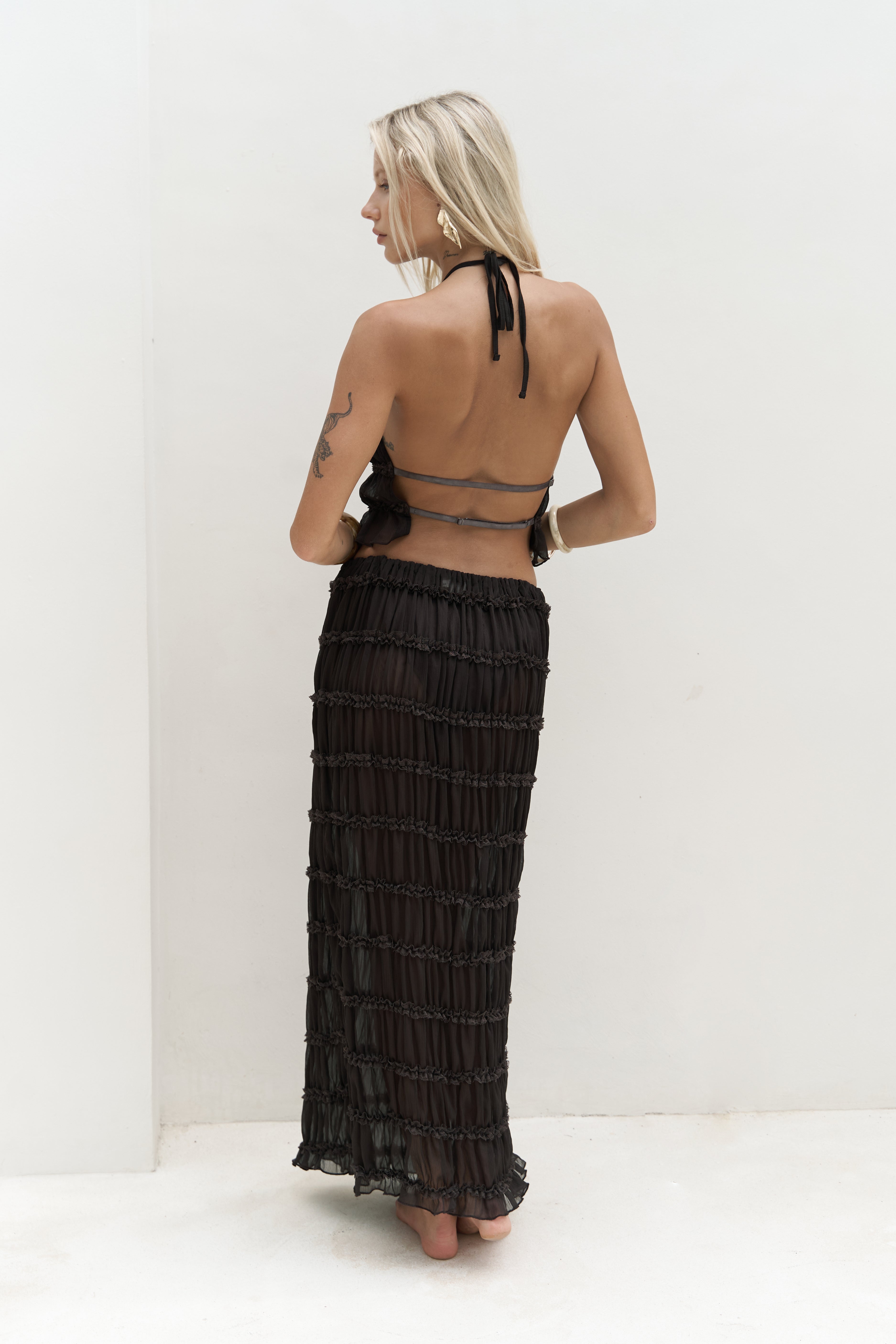 Dora Sheer Skirt Set