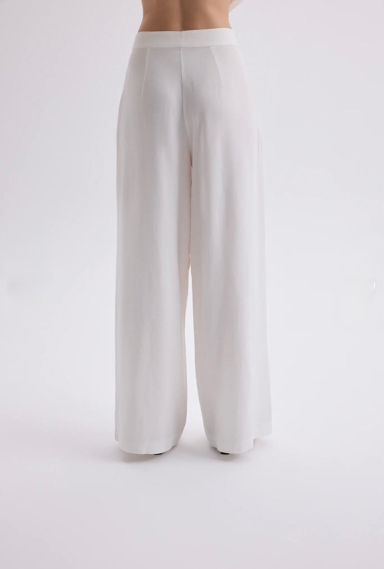 Tie-Front Vest & Wide-Leg Pant Set