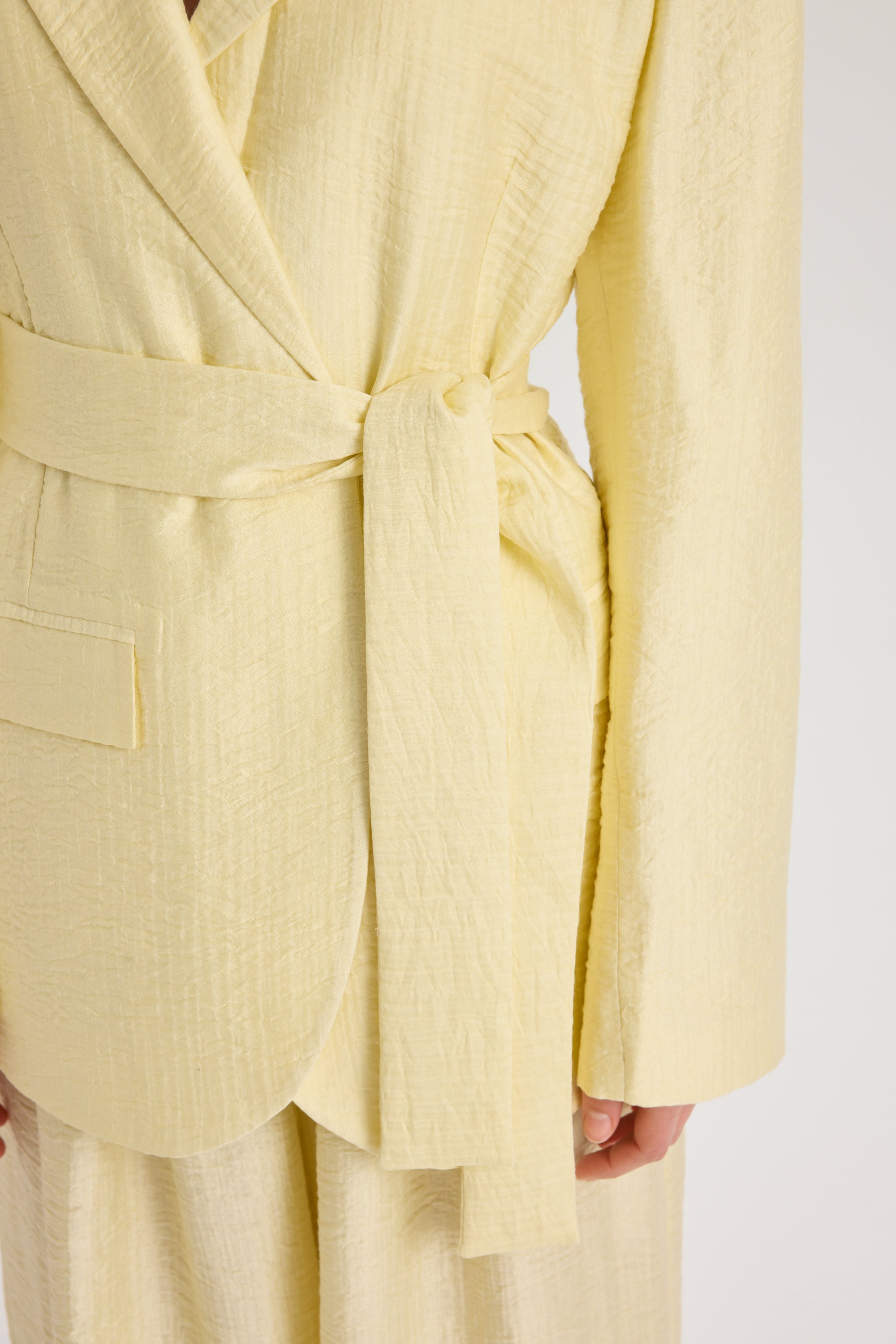 Belted Tailored Blazer