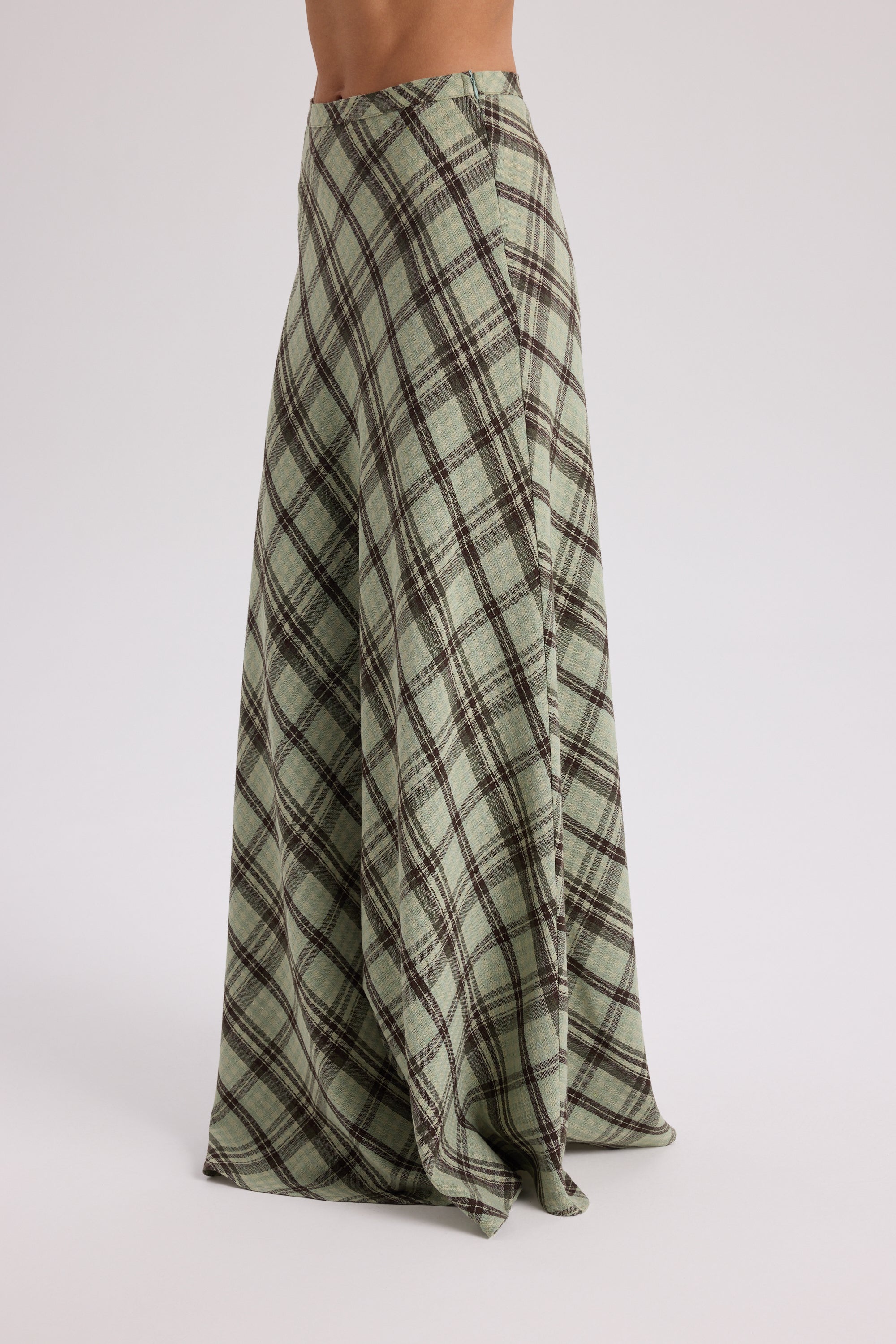 PETUNIA PLAID DRAPED SET