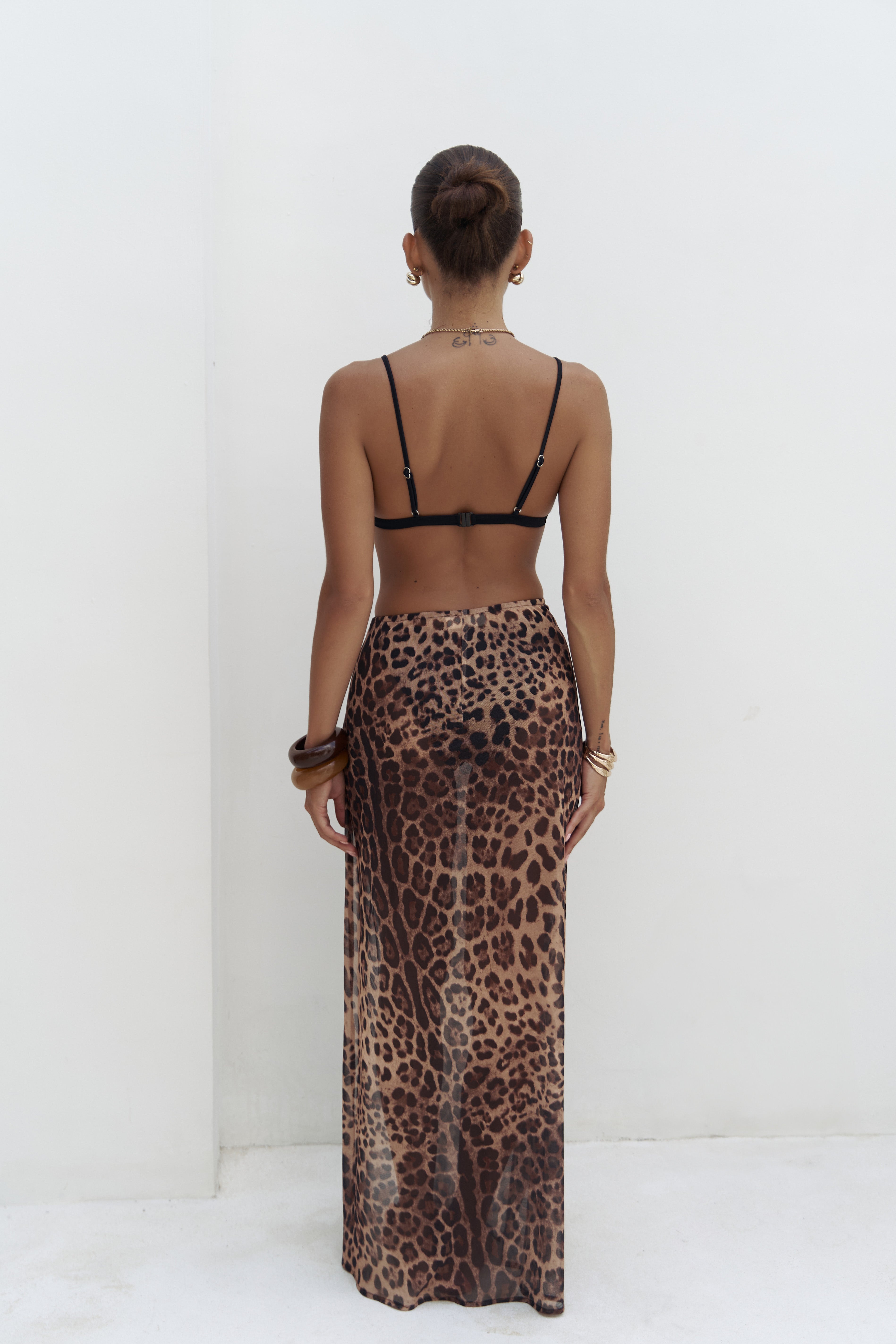 Isla Pareo Skirt – Leopard
