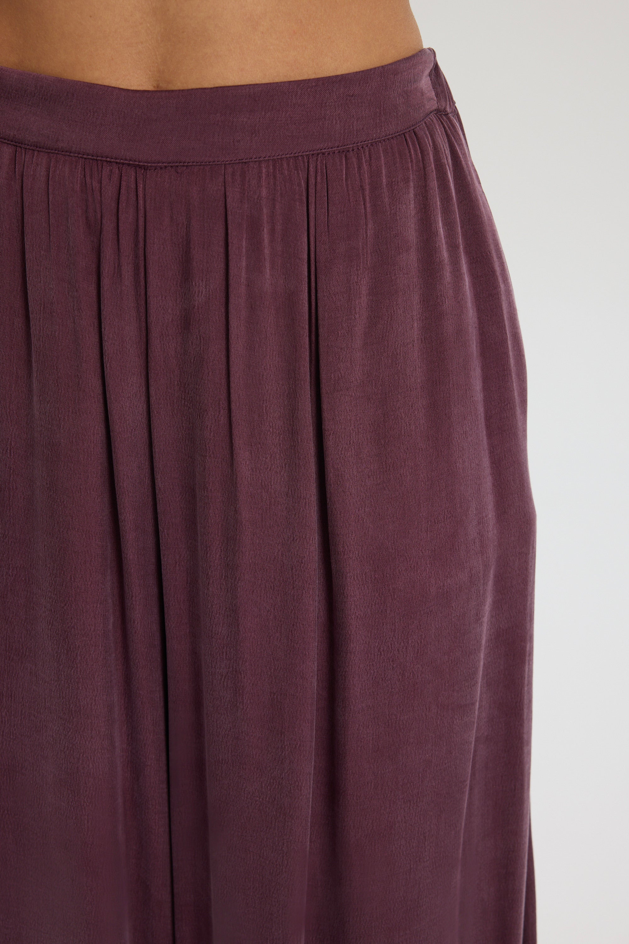 Draped Drawstring Trousers