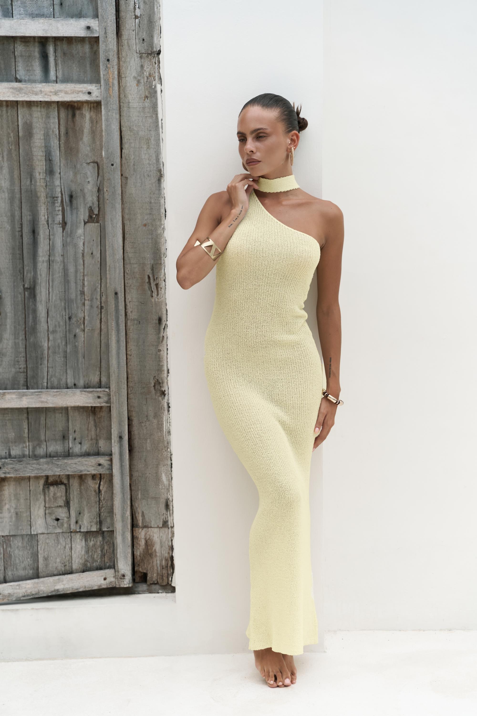 Aria One-Shoulder Maxi Dress