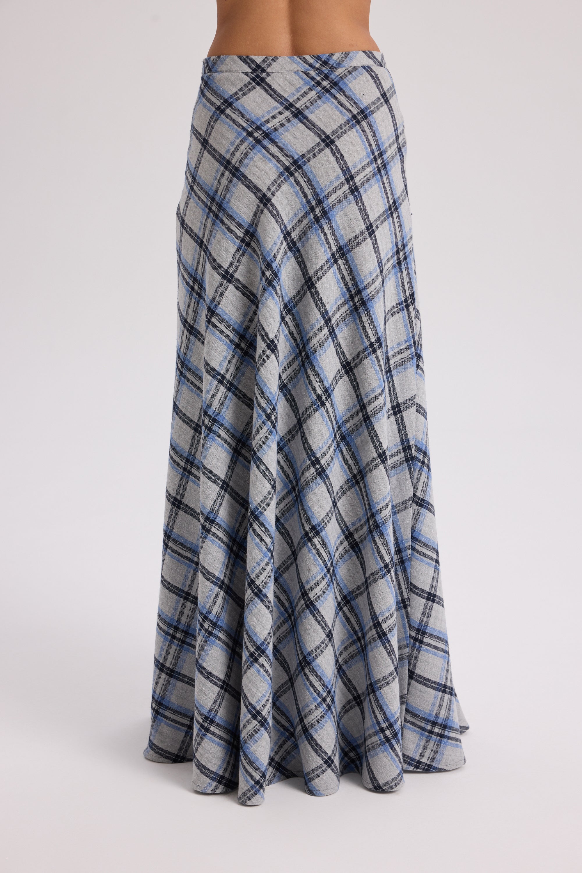 PETUNIA PLAID DRAPED SET