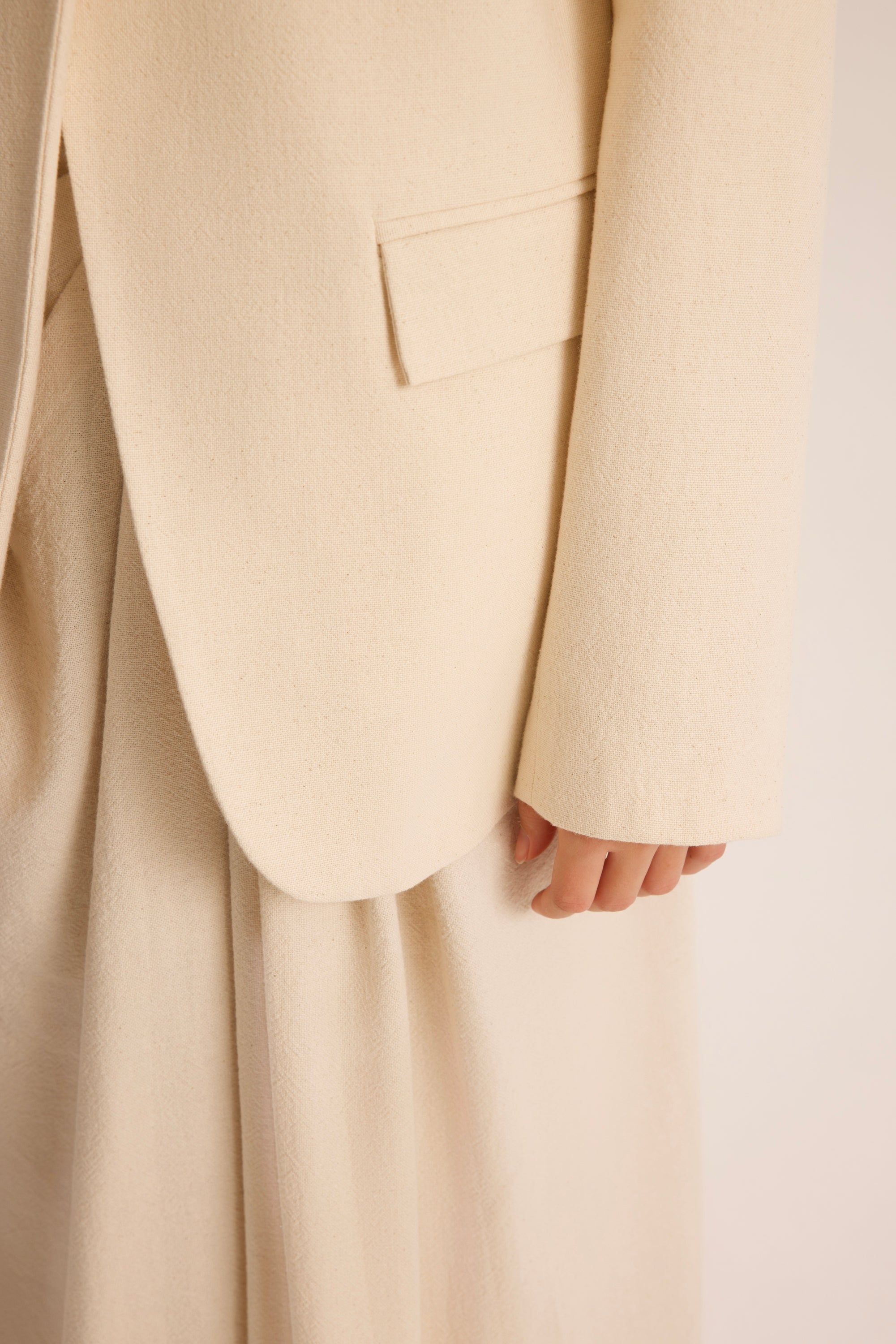 Arden High-Neck Blazer