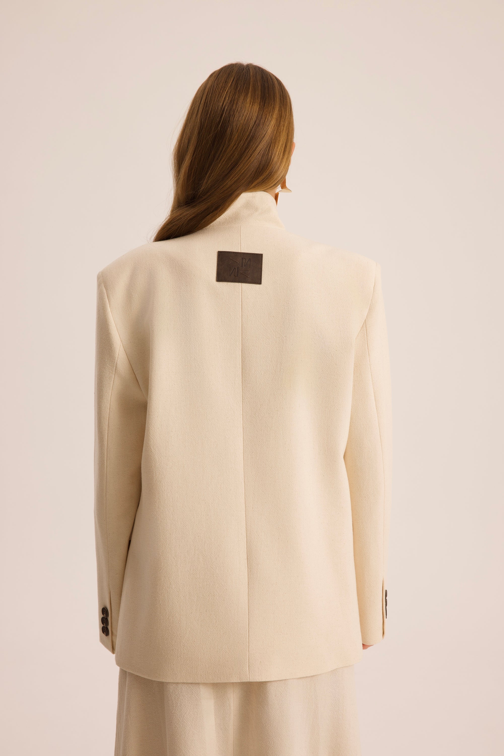 Arden High-Neck Blazer
